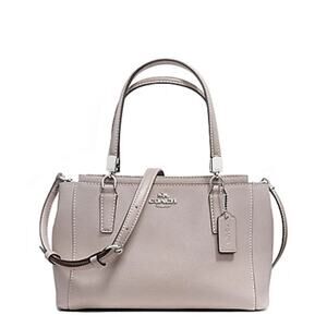 Coach Textured Leather Christie
Carryall Tote Satchel Cross Body Purse